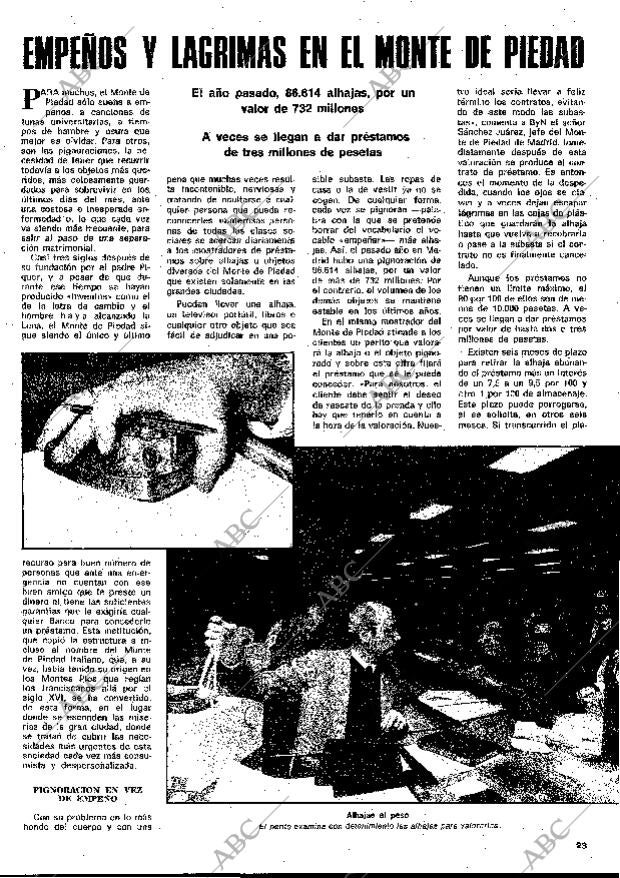 BLANCO Y NEGRO MADRID 15-03-1978 página 23