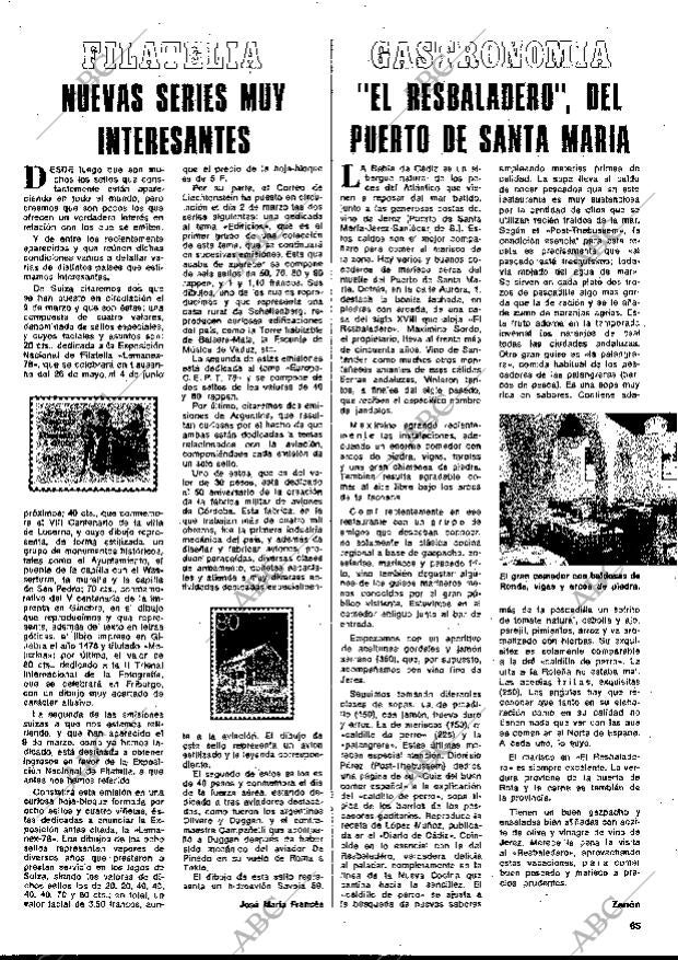 BLANCO Y NEGRO MADRID 15-03-1978 página 65