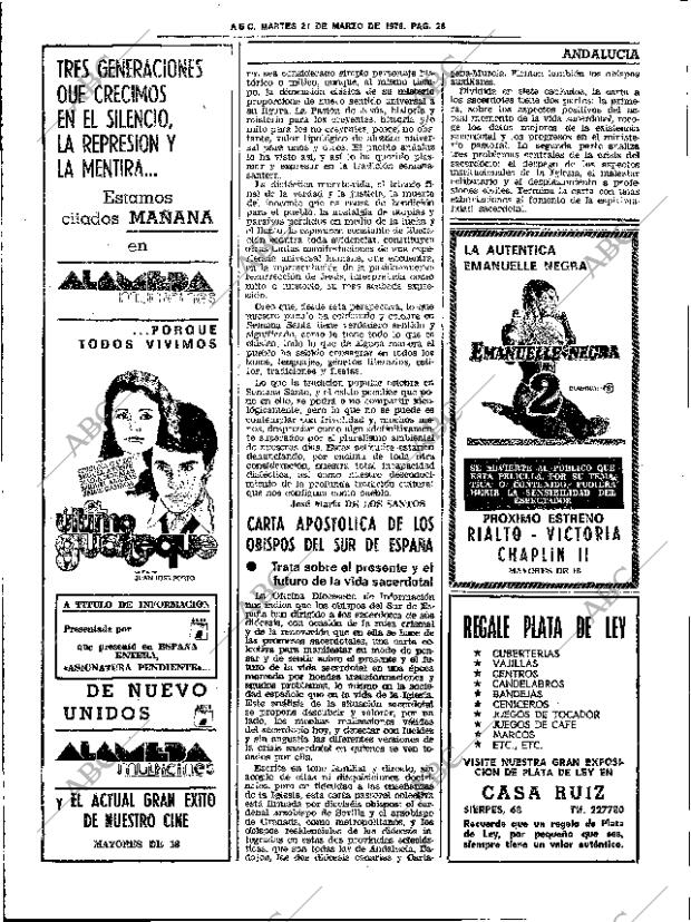 ABC SEVILLA 21-03-1978 página 38