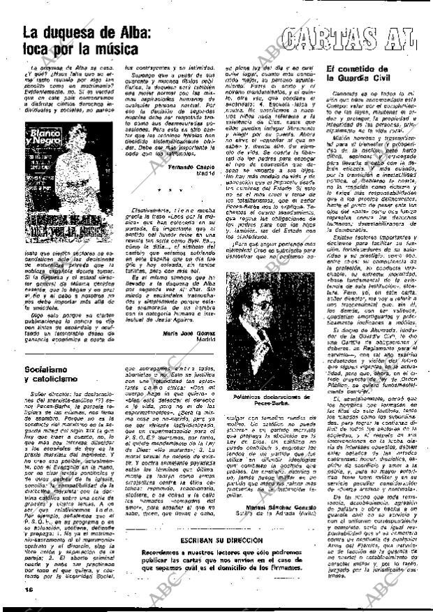 BLANCO Y NEGRO MADRID 22-03-1978 página 16