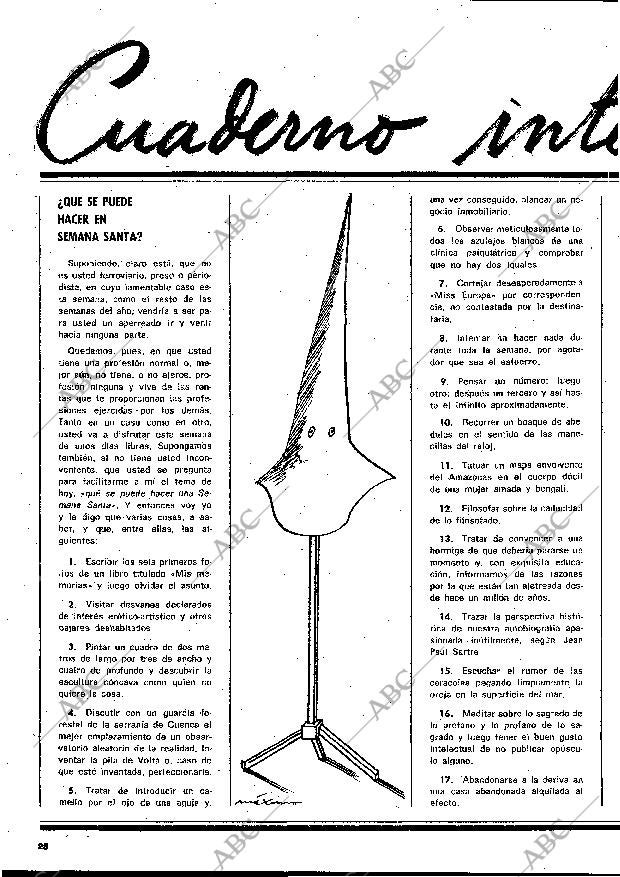 BLANCO Y NEGRO MADRID 22-03-1978 página 28