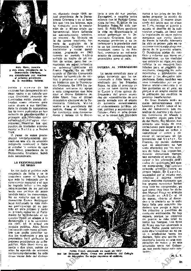 BLANCO Y NEGRO MADRID 22-03-1978 página 31