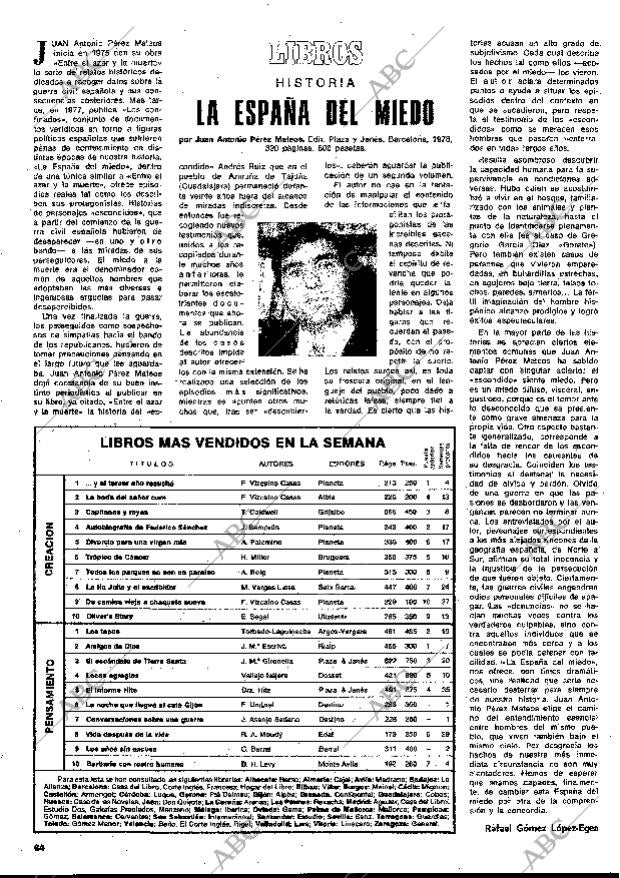 BLANCO Y NEGRO MADRID 22-03-1978 página 64