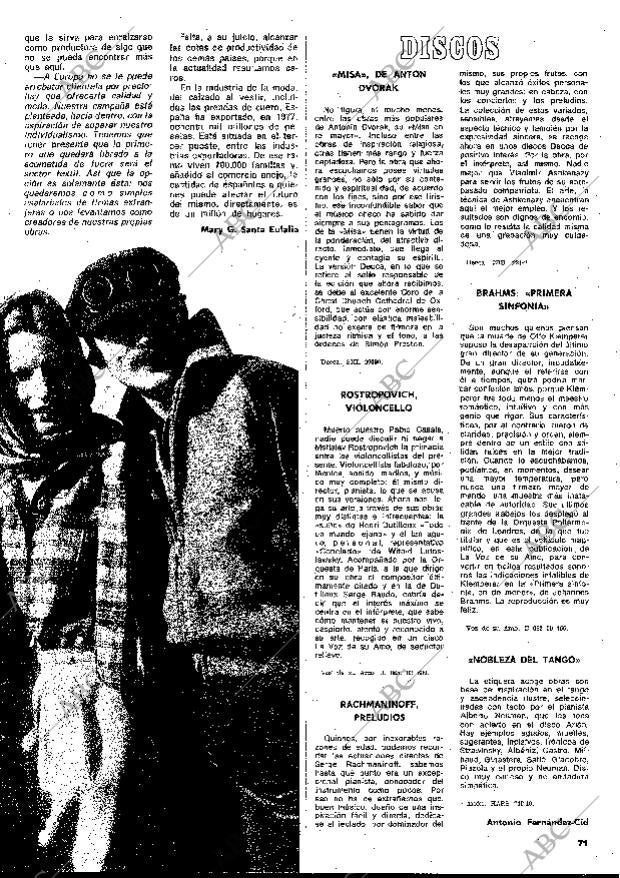 BLANCO Y NEGRO MADRID 22-03-1978 página 71