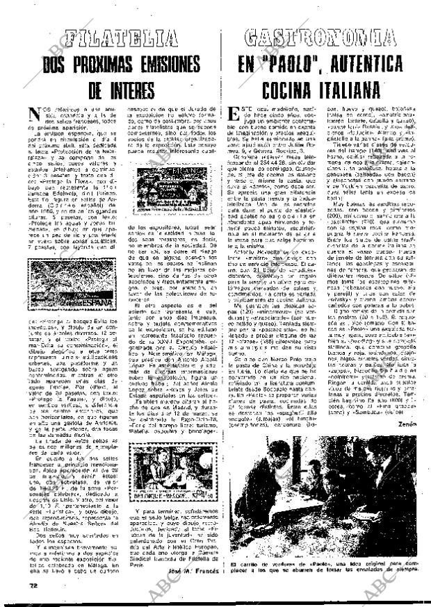 BLANCO Y NEGRO MADRID 22-03-1978 página 72