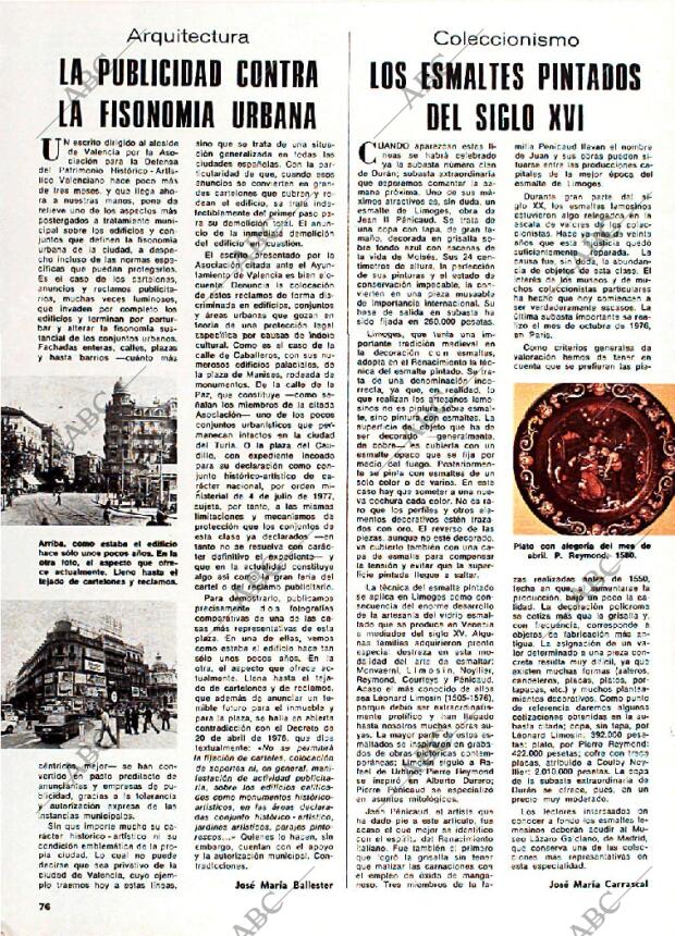 BLANCO Y NEGRO MADRID 22-03-1978 página 76