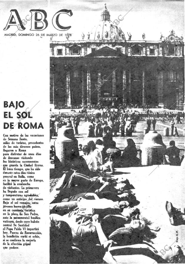 ABC MADRID 26-03-1978 página 1