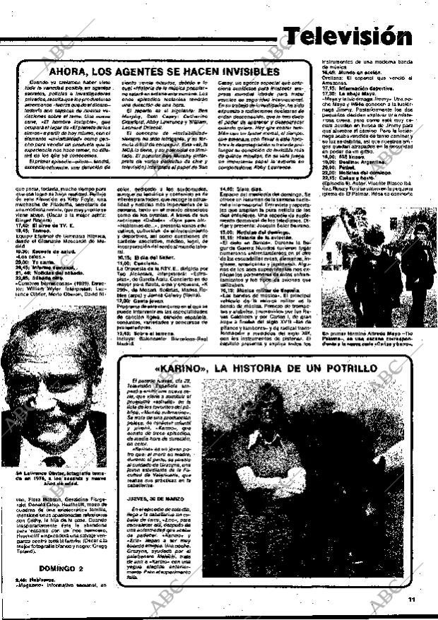 BLANCO Y NEGRO MADRID 29-03-1978 página 11