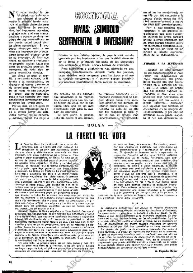 BLANCO Y NEGRO MADRID 29-03-1978 página 28