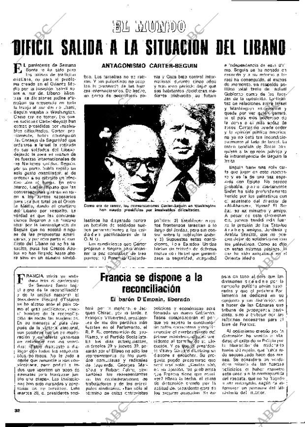 BLANCO Y NEGRO MADRID 29-03-1978 página 32