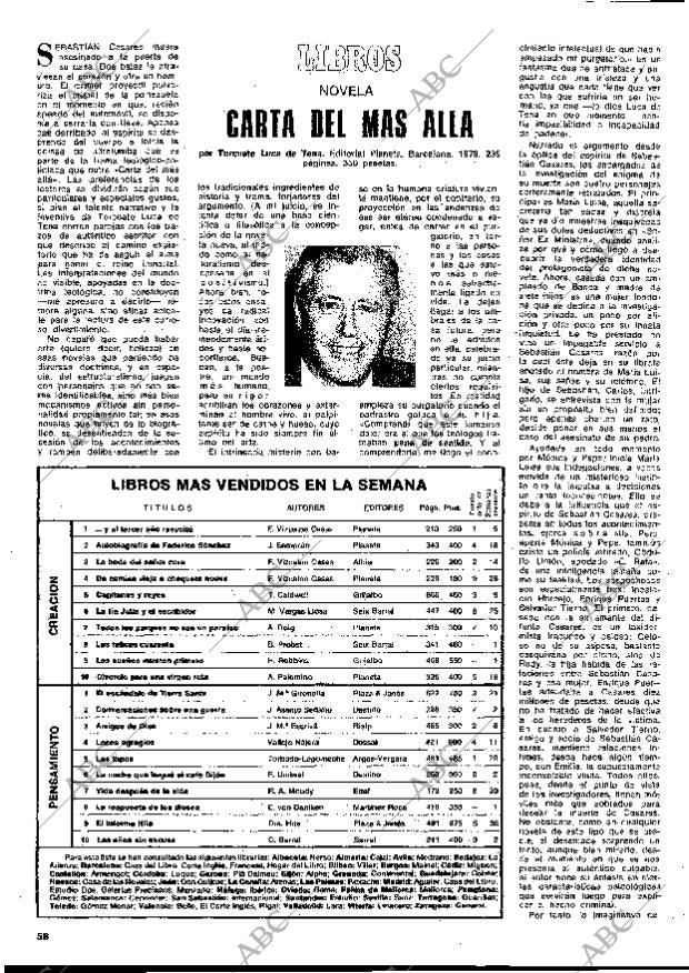 BLANCO Y NEGRO MADRID 29-03-1978 página 58