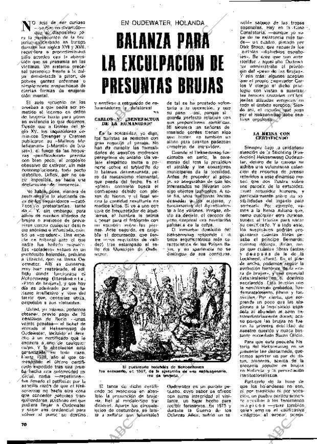 BLANCO Y NEGRO MADRID 29-03-1978 página 70