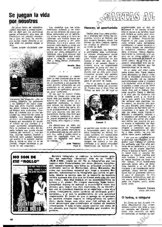 BLANCO Y NEGRO MADRID 05-04-1978 página 16