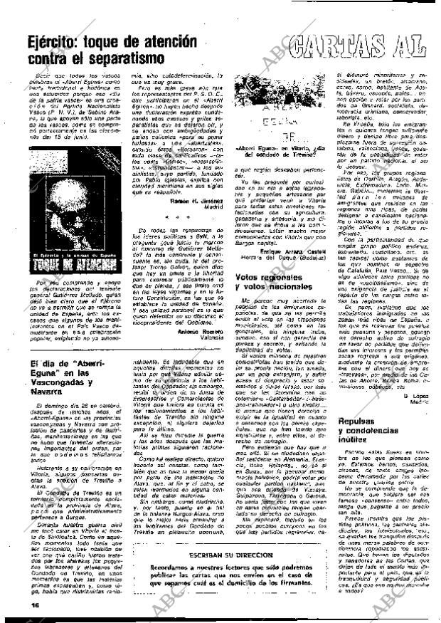 BLANCO Y NEGRO MADRID 12-04-1978 página 16