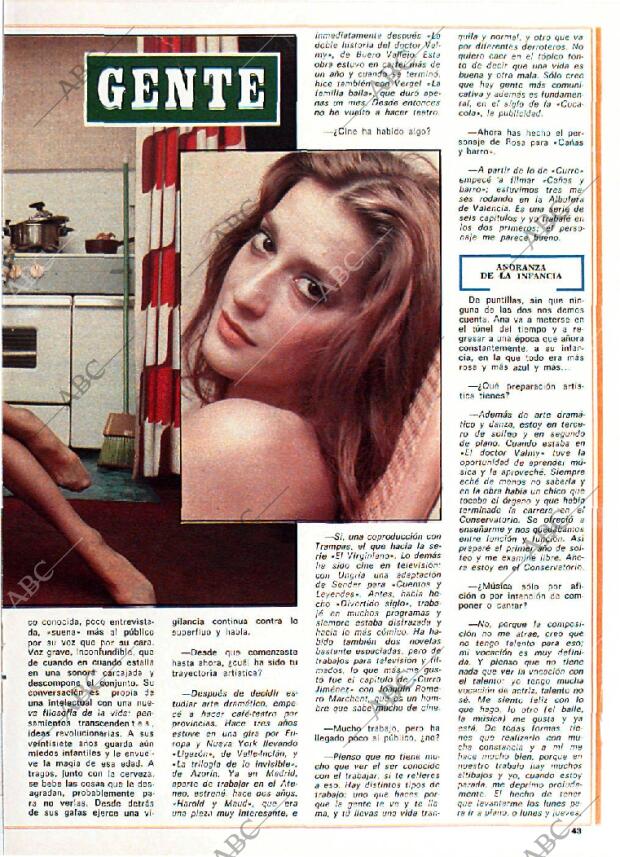 BLANCO Y NEGRO MADRID 12-04-1978 página 43