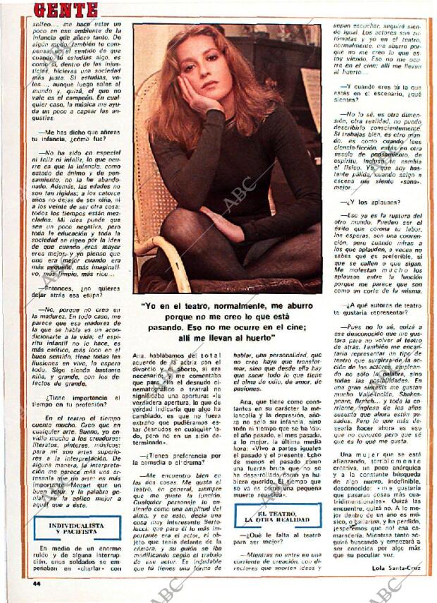 BLANCO Y NEGRO MADRID 12-04-1978 página 44