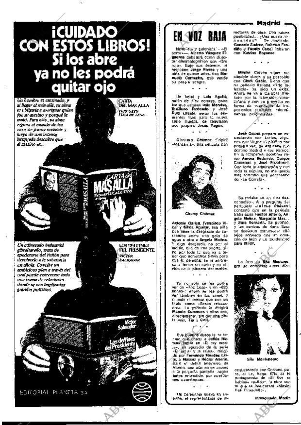 BLANCO Y NEGRO MADRID 12-04-1978 página 50