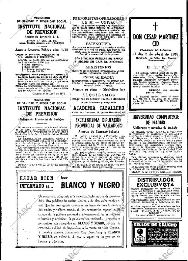 ABC MADRID 13-04-1978 página 91