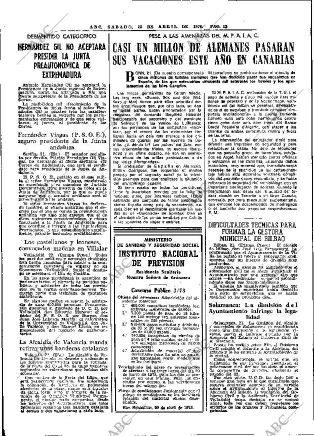 ABC MADRID 22-04-1978 página 28