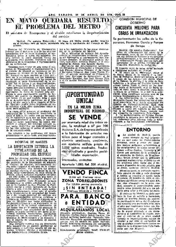 ABC MADRID 22-04-1978 página 38