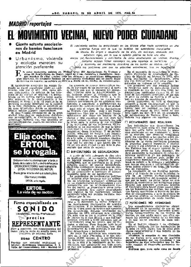 ABC MADRID 22-04-1978 página 40