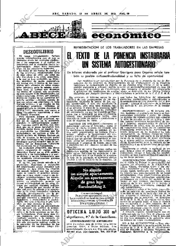 ABC MADRID 22-04-1978 página 45