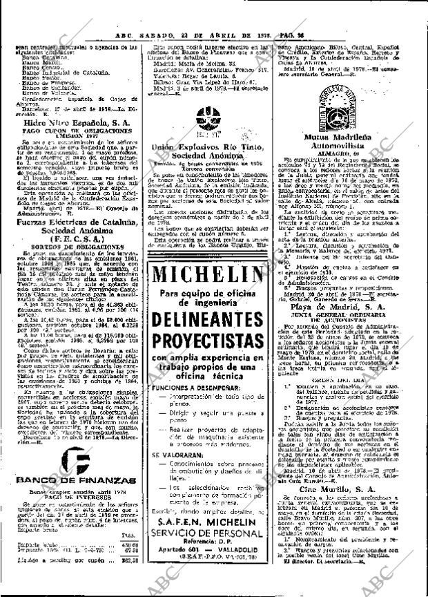 ABC MADRID 22-04-1978 página 52