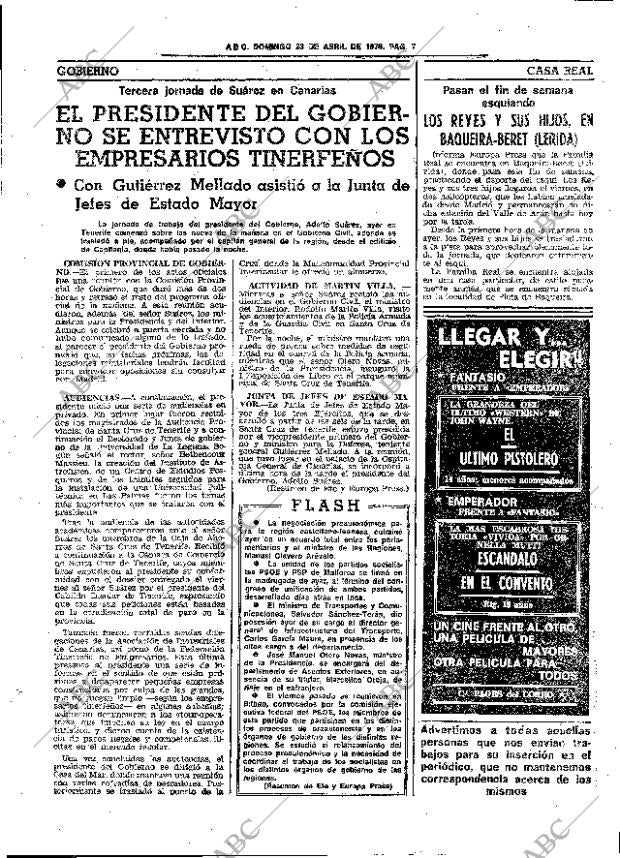 ABC SEVILLA 23-04-1978 página 23