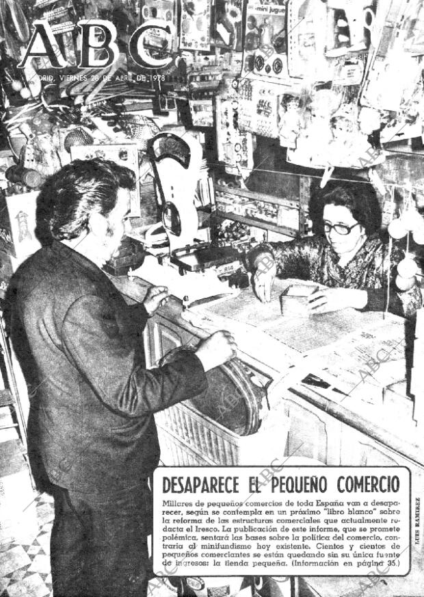 ABC MADRID 28-04-1978 página 1