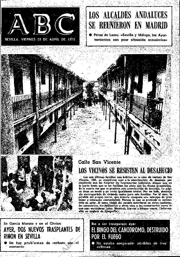 ABC SEVILLA 28-04-1978 página 1