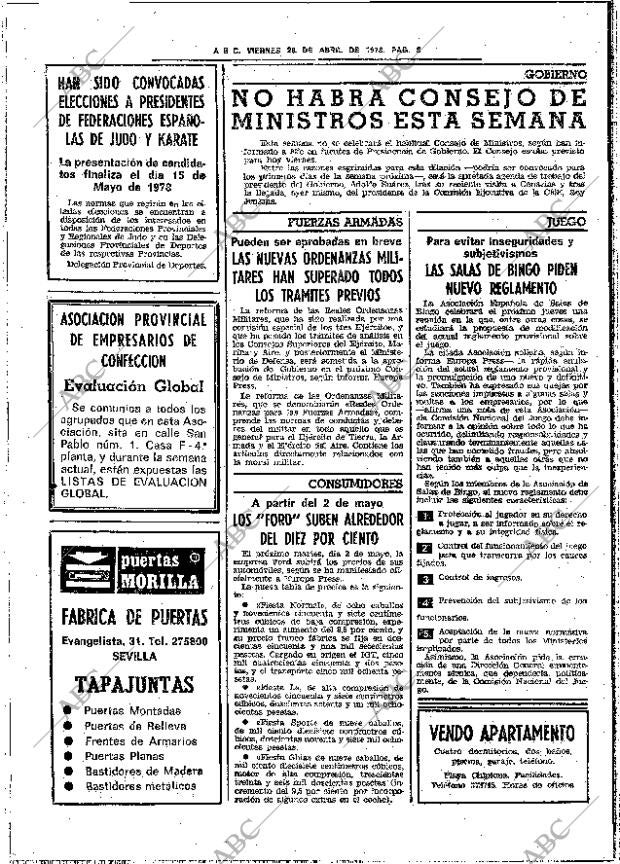 ABC SEVILLA 28-04-1978 página 20