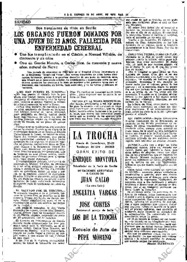 ABC SEVILLA 28-04-1978 página 43