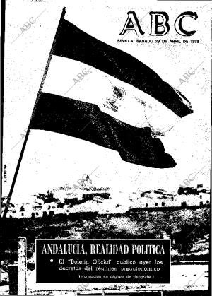 ABC SEVILLA 29-04-1978 página 1