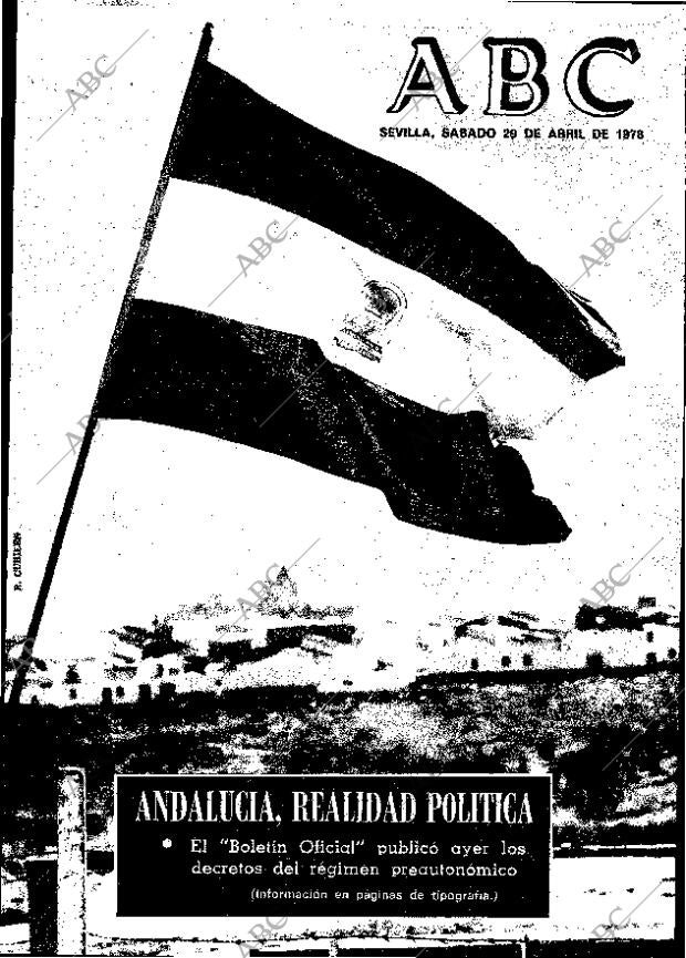 ABC SEVILLA 29-04-1978 página 1
