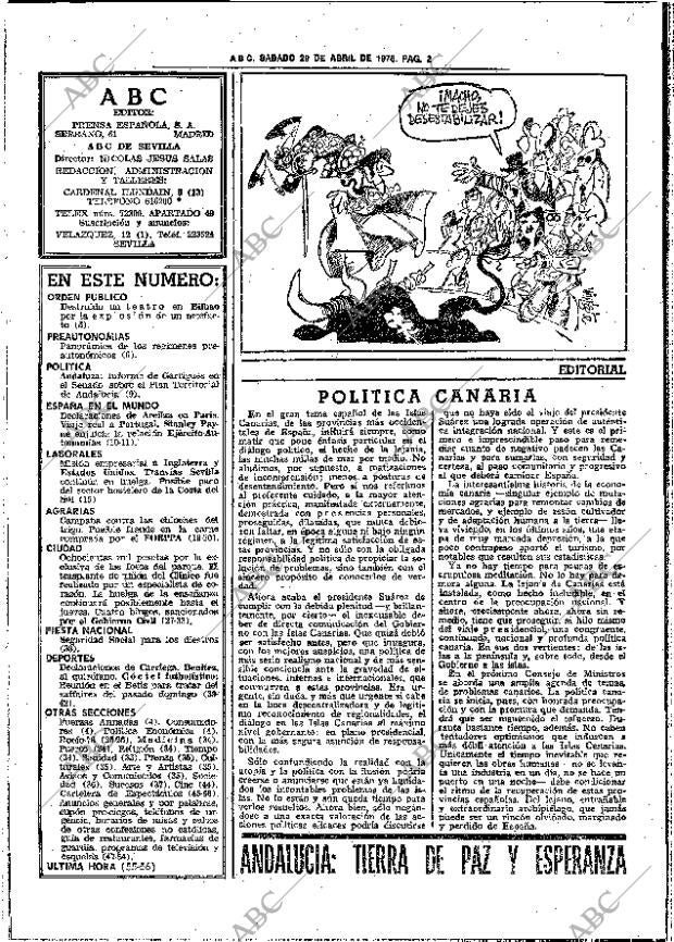 ABC SEVILLA 29-04-1978 página 14