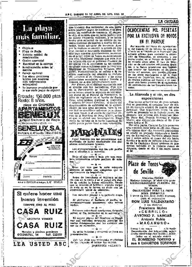 ABC SEVILLA 29-04-1978 página 40