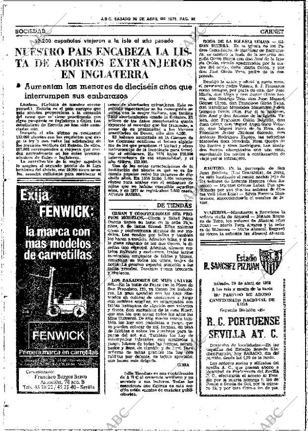 ABC SEVILLA 29-04-1978 página 48
