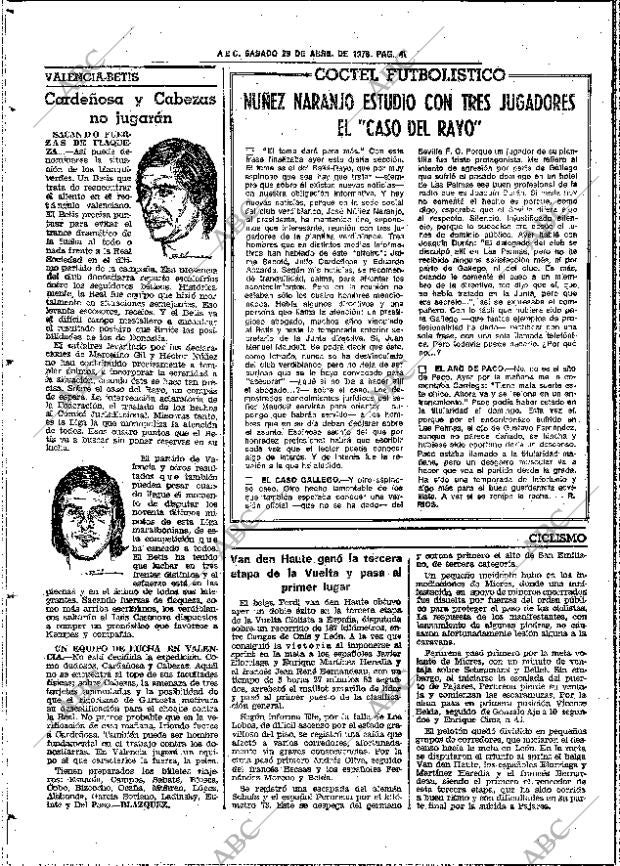 ABC SEVILLA 29-04-1978 página 52