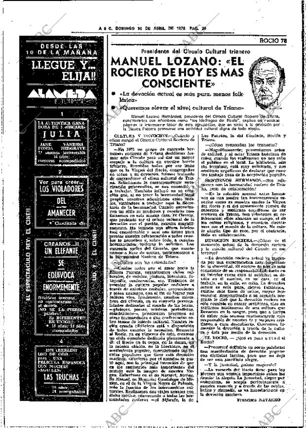 ABC SEVILLA 30-04-1978 página 42