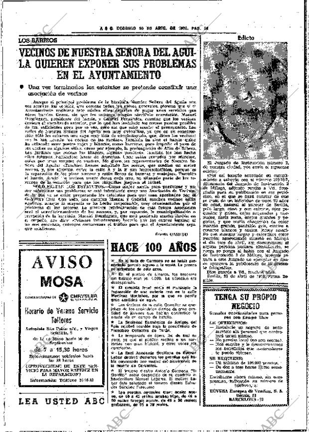 ABC SEVILLA 30-04-1978 página 46