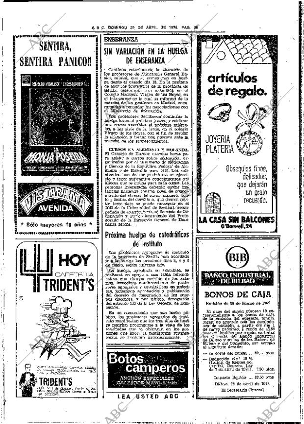 ABC SEVILLA 30-04-1978 página 52