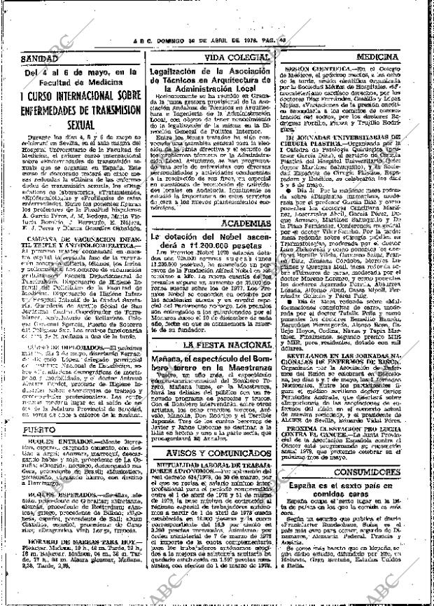 ABC SEVILLA 30-04-1978 página 56