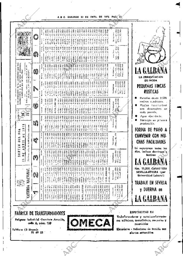 ABC SEVILLA 30-04-1978 página 77