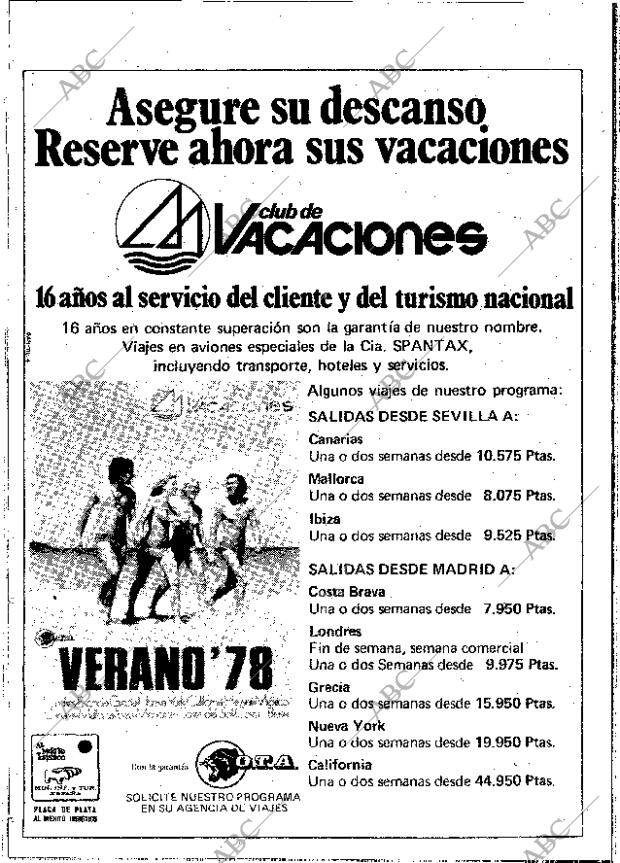 ABC SEVILLA 30-04-1978 página 92