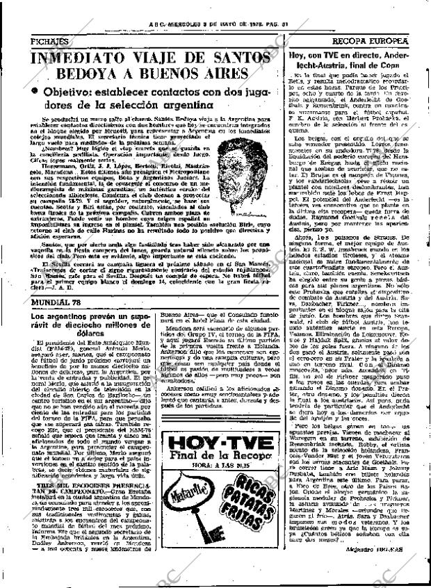 ABC SEVILLA 03-05-1978 página 47