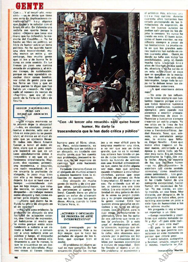 BLANCO Y NEGRO MADRID 03-05-1978 página 46