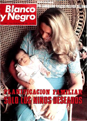 BLANCO Y NEGRO MADRID 10-05-1978 página 1