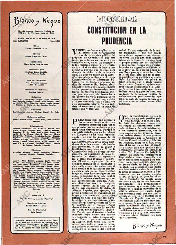 BLANCO Y NEGRO MADRID 10-05-1978 página 19