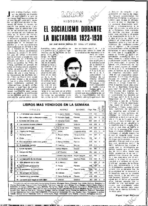 BLANCO Y NEGRO MADRID 10-05-1978 página 58