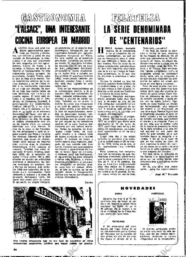 BLANCO Y NEGRO MADRID 10-05-1978 página 64